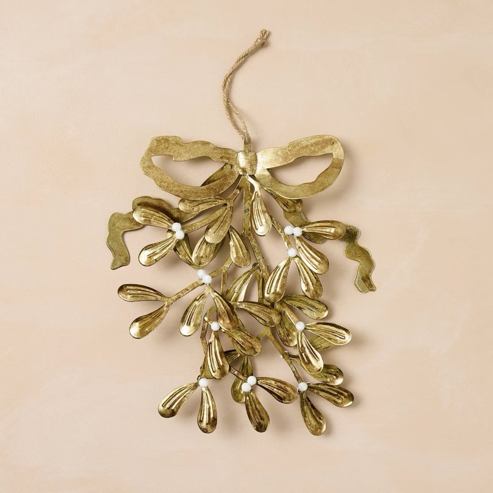 John Derian nwt for Target Metal Mistletoe Hanging Wall Decor